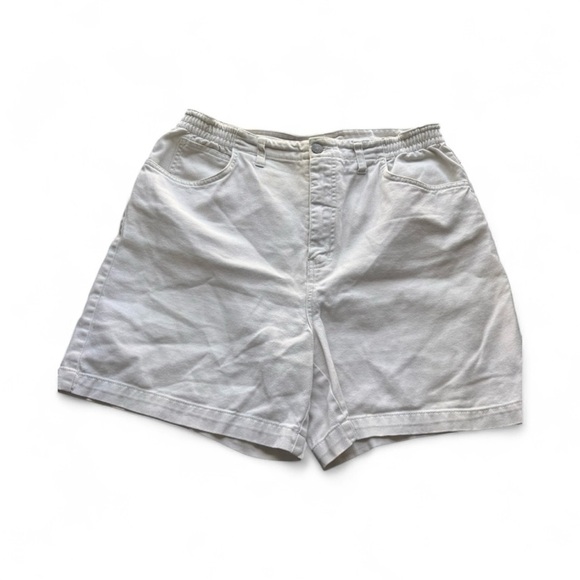 Women’s Bill Blass High Waist Khaki Shorts Size 10 – Classic Vintage Style - Picture 1 of 6